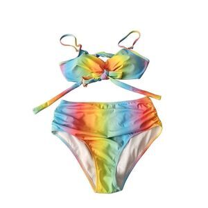 NWOT Rainbow Bikini  